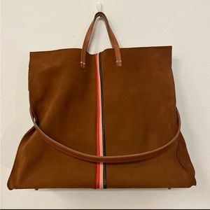 Clare V. Simple tote brown leather